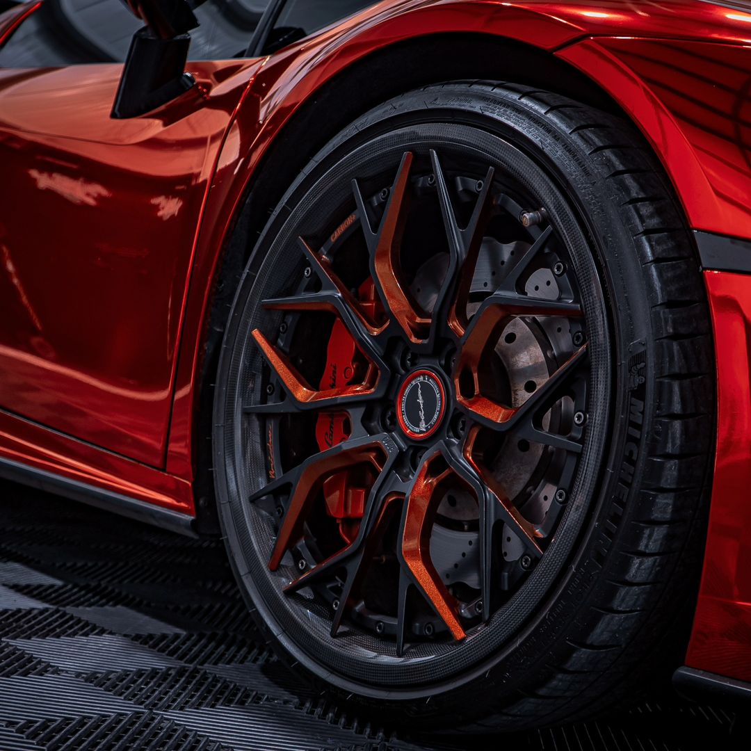 ミラー クローム CHM04-HD Cherry Red チェリーレッド カーラッピングフィルム