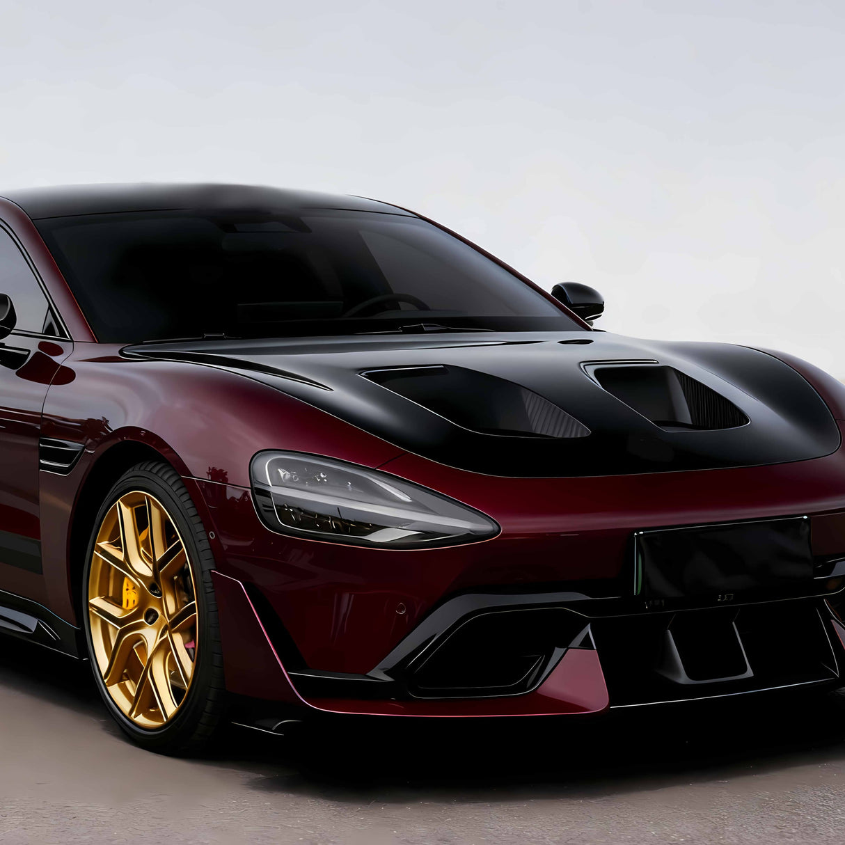 ディープマルーン Deep Maroon (CPX415) メタリック カラー PPF|グリッター効果 カー ペイント プロテクション フィルム