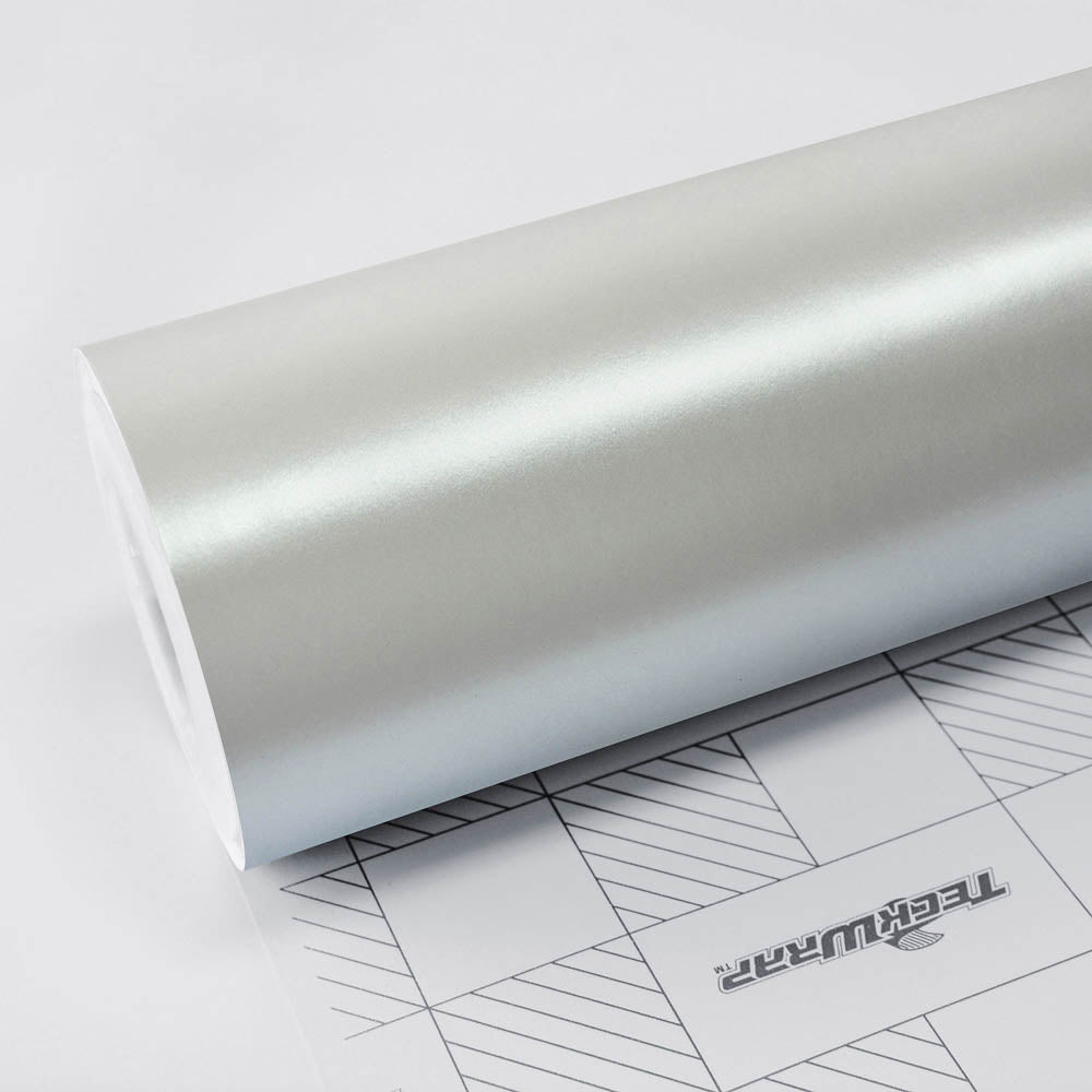 サテン メタリック ECH01 Pearl White パールホワイト カーラッピングフィルム