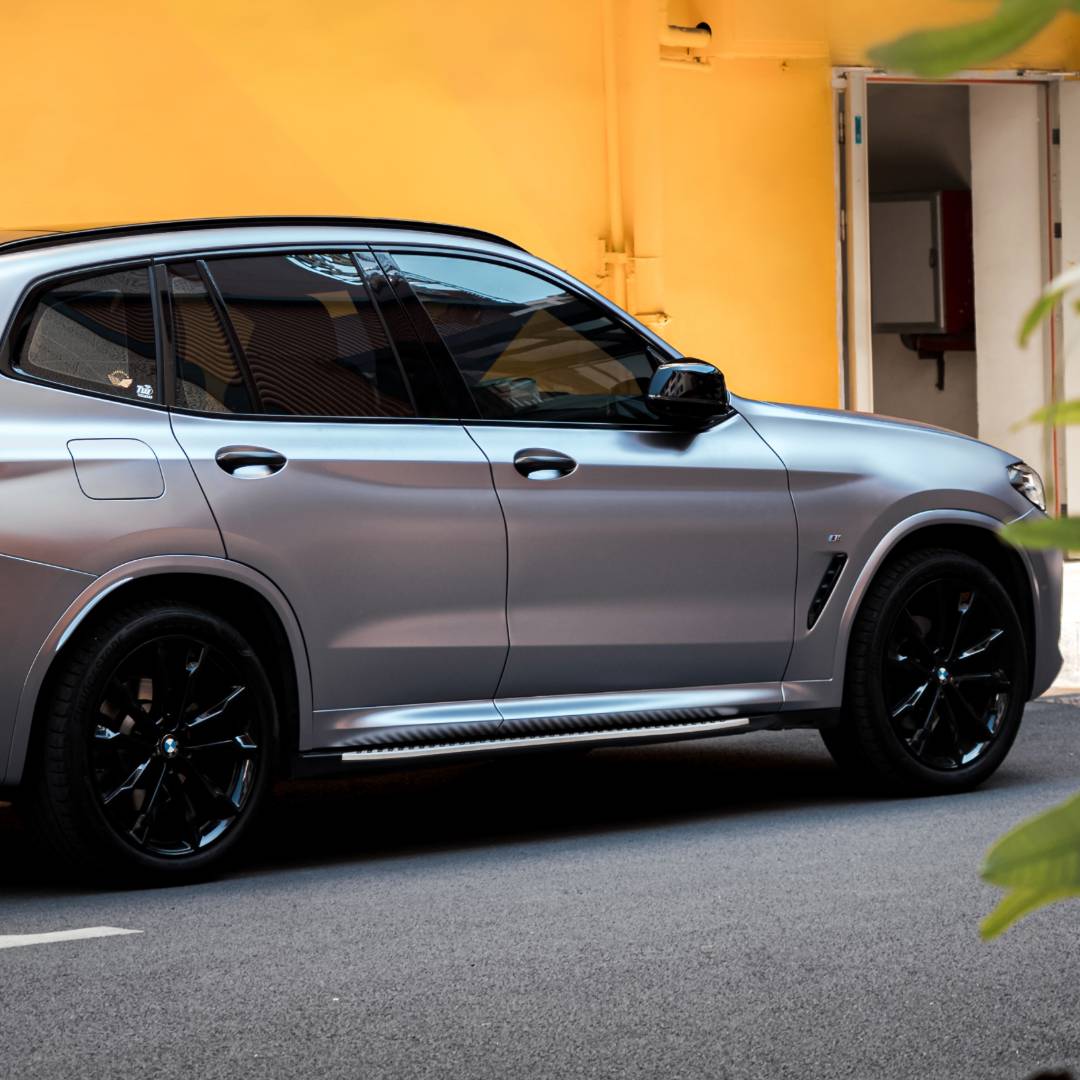 サテン メタリック ECH03 Charcoal Grey チャコールグレー カーラッピングフィルム