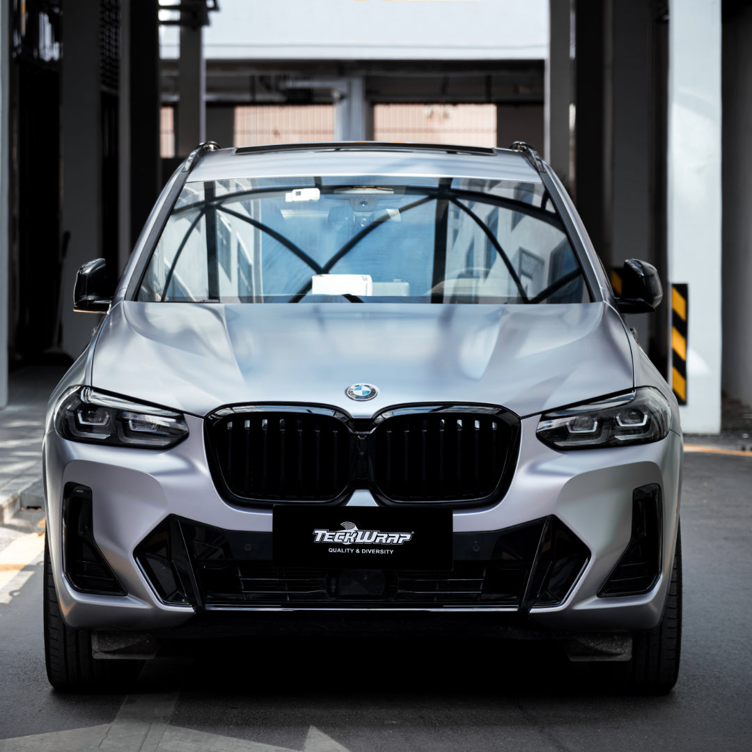 サテン メタリック ECH03 Charcoal Grey チャコールグレー カーラッピングフィルム