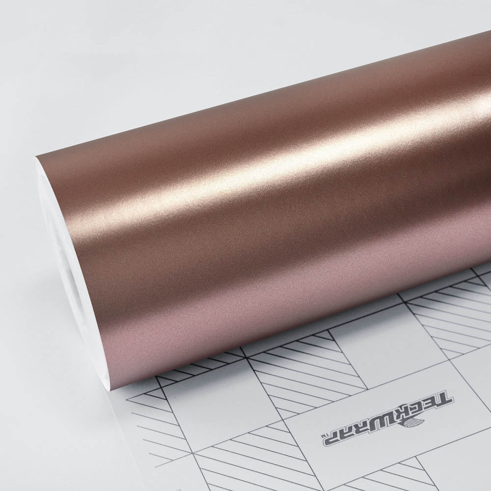 サテン メタリック ECH14 Salmon Red サーモンレッド カーラッピングフィルム