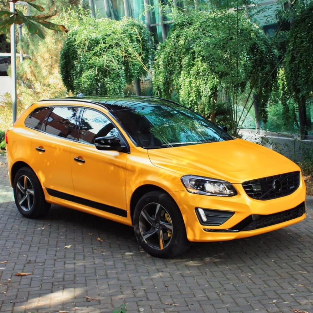 サテン メタリック ECH16 Hornet Yellow ホーネットイエロー カーラッピングフィルム