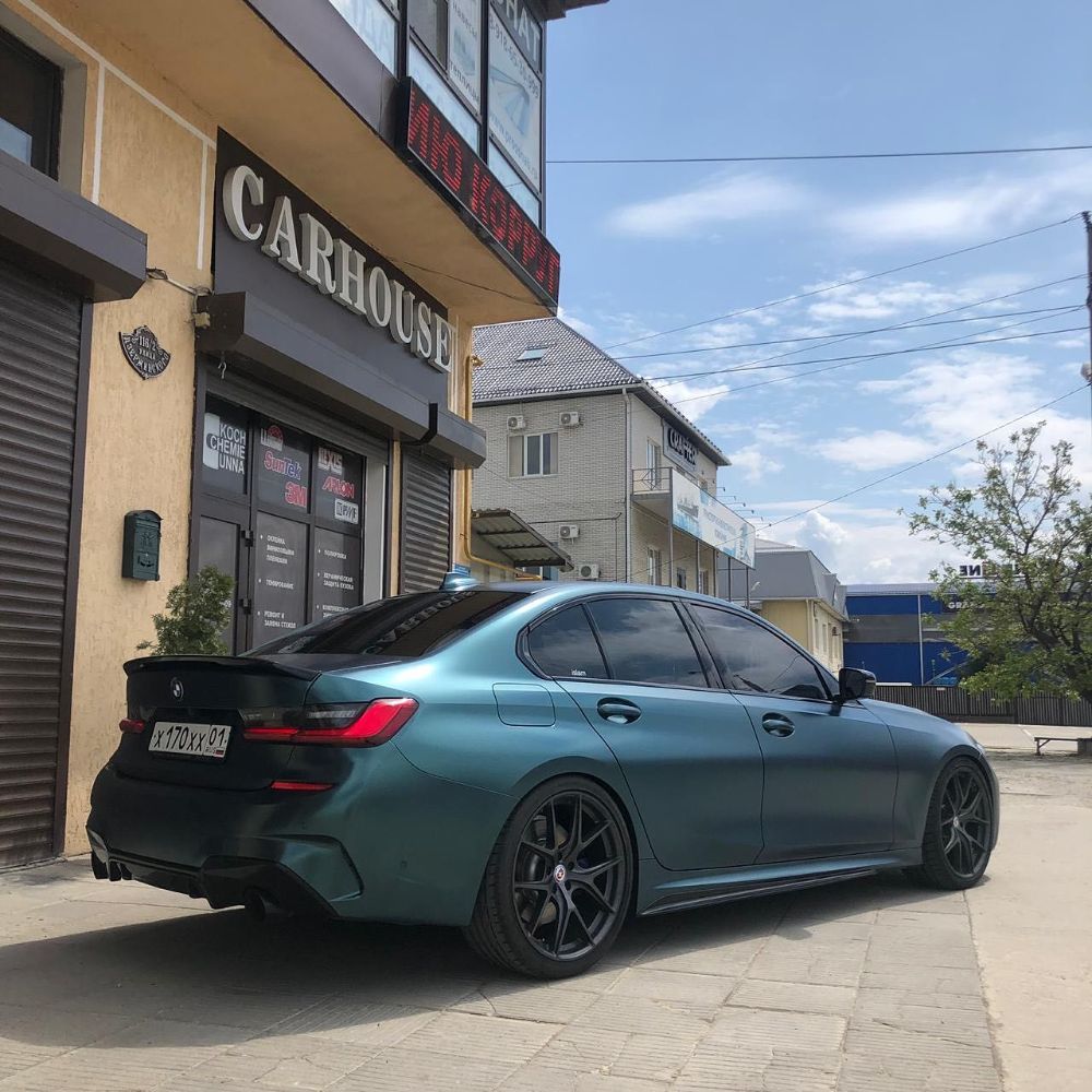 サテン メタリック ECH19 Forest Green フォレストグリーン カーラッピングフィルム