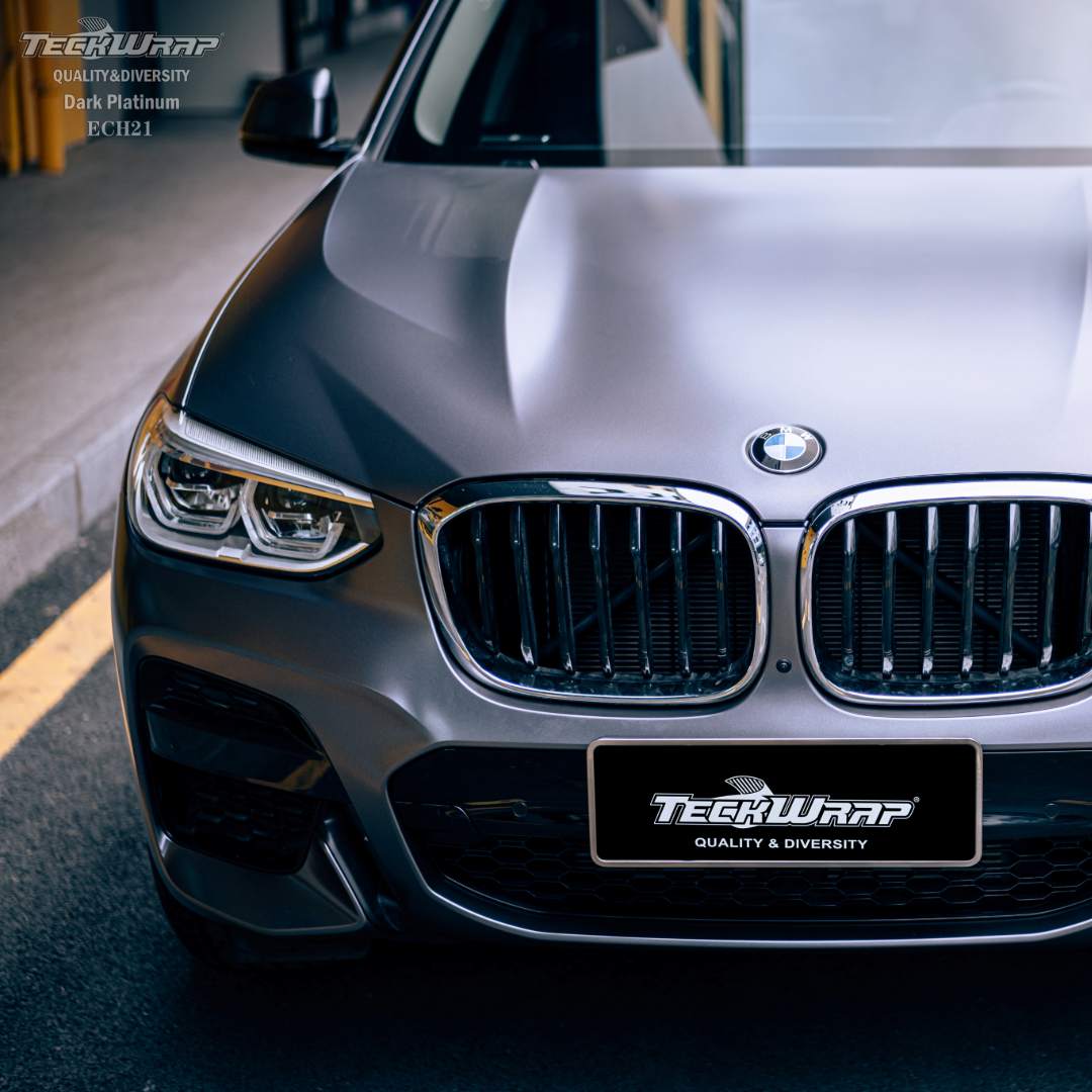 サテン メタリック ECH21 Dark Platinum ダークプラチナ カーラッピングフィルム