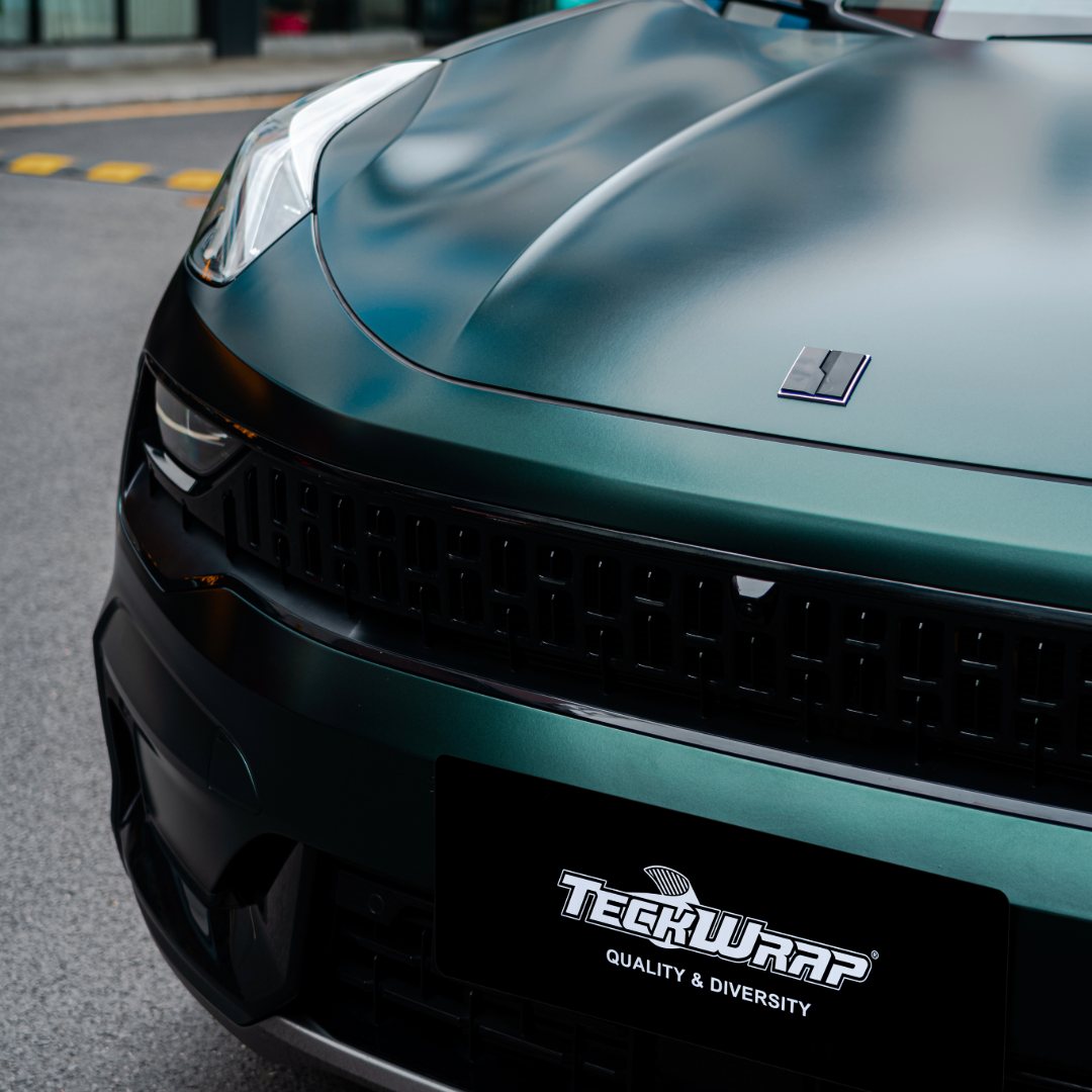 サテン メタリック HM07 Matte Green Black Silk マットグリーンブラックシルク カーラッピングフィルム