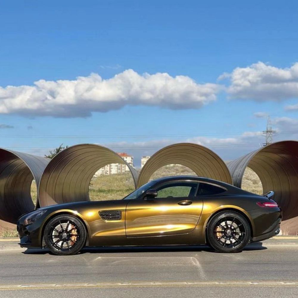 グロス メタリック HM09-HD Black Gold ブラックゴールド カーラッピングフィルム