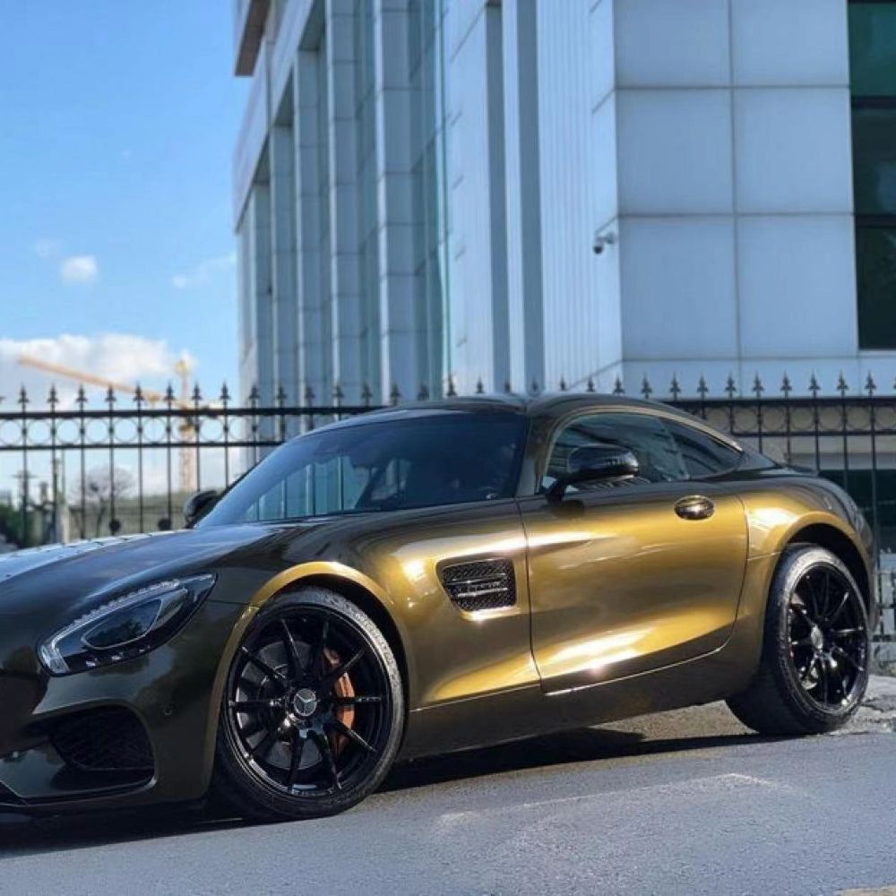 グロス メタリック HM09-HD Black Gold ブラックゴールド カーラッピングフィルム