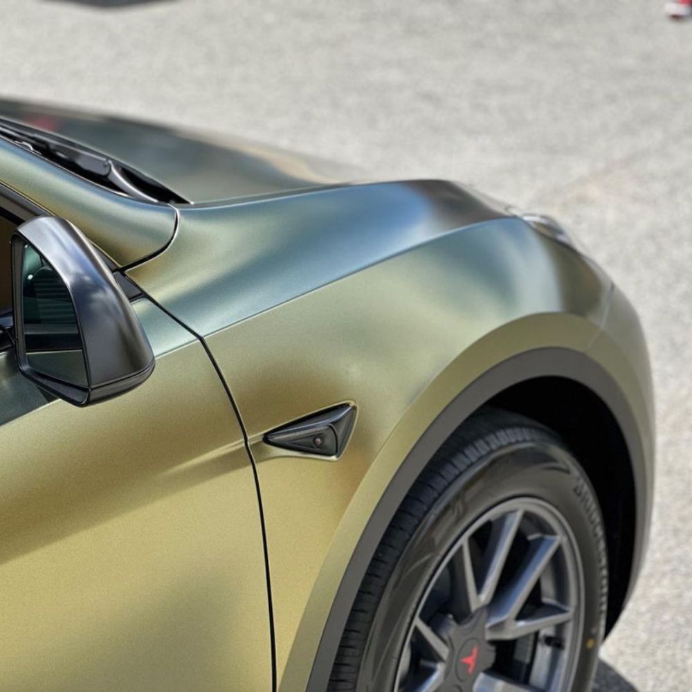 サテン メタリック HM09 Greenfinch Gold グリーンフィンチゴールド カーラッピングフィルム