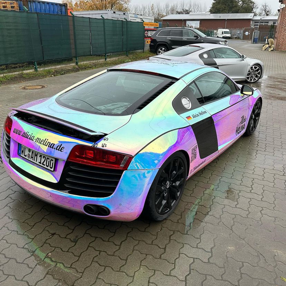 ネオ クローム MCH01 Purple Blue Aquamarine パープルブルーアクアマリン カーラッピングフィルム