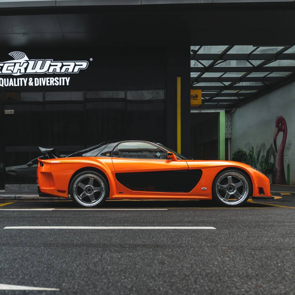 グロス メタリック RB19-HD Deep Orange ディープオレンジ カーラッピングフィルム