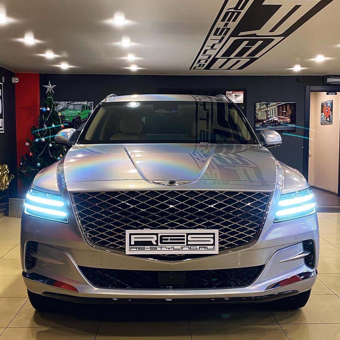 スーパーグリッター RCH01-HD Silver Fireworks シルバー花火 カーラッピングフィルム