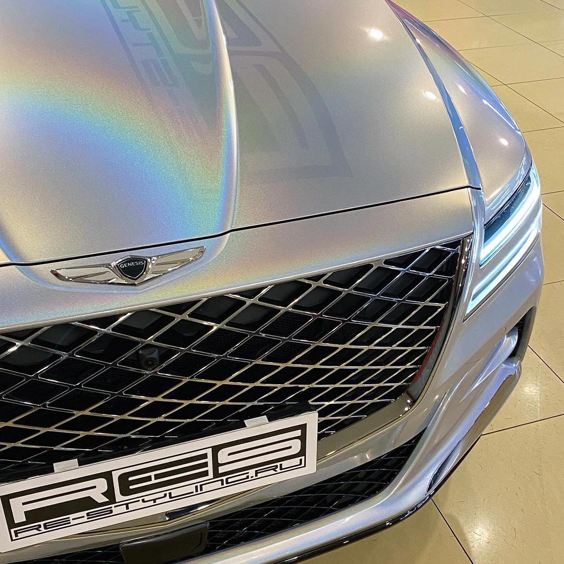 スーパーグリッター RCH01-HD Silver Fireworks シルバー花火 カーラッピングフィルム