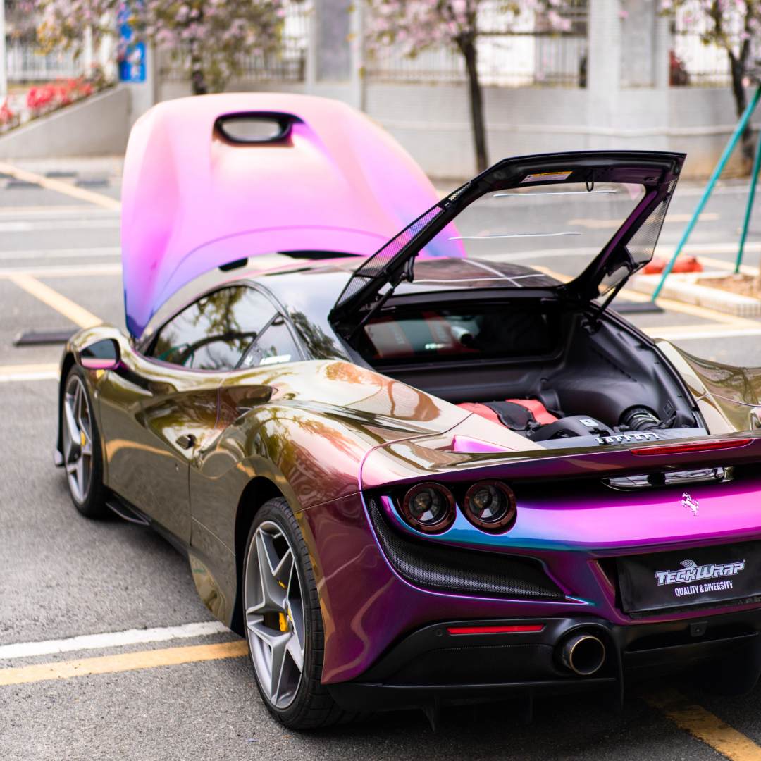 カラーチェンジ RD21Pro-HD Purple Flame パープルフレイム カーラッピングフィルム