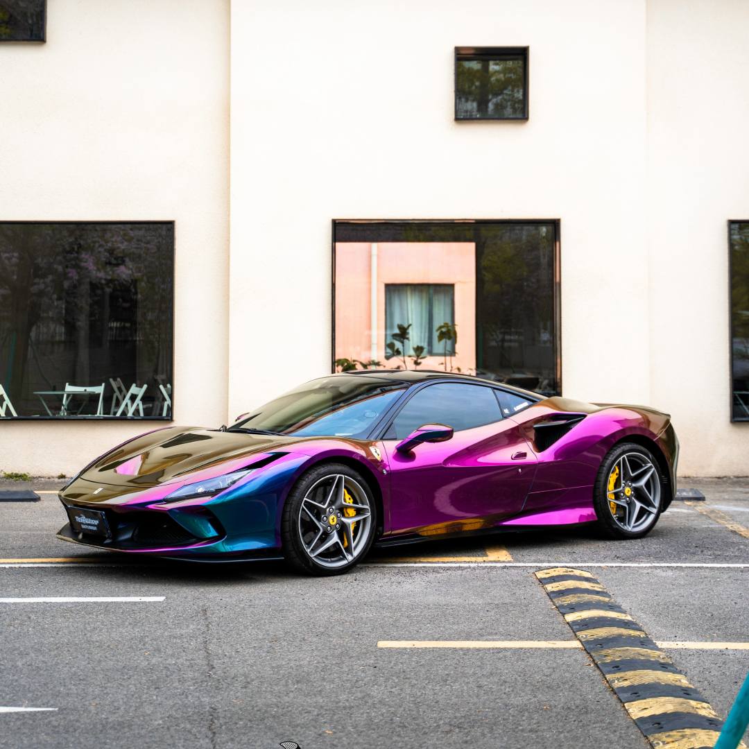 カラーチェンジ RD21Pro-HD Purple Flame パープルフレイム カーラッピングフィルム