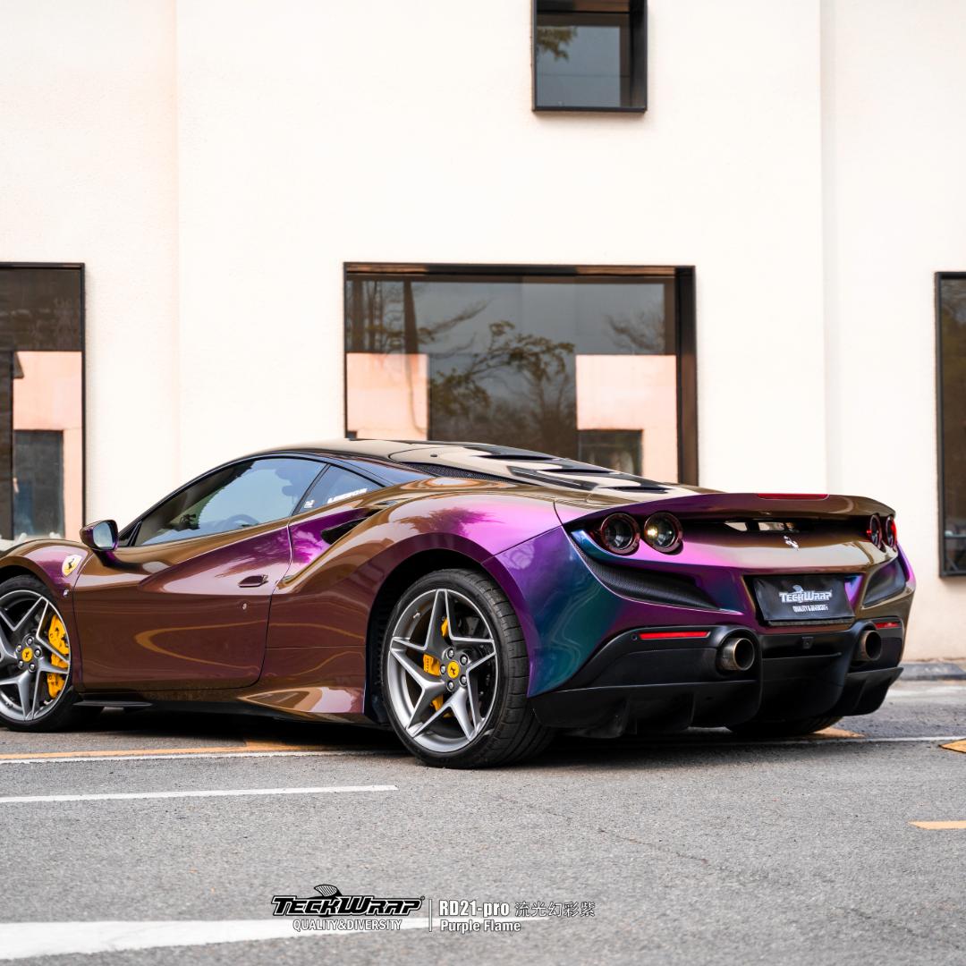 カラーチェンジ RD21Pro-HD Purple Flame パープルフレイム カーラッピングフィルム