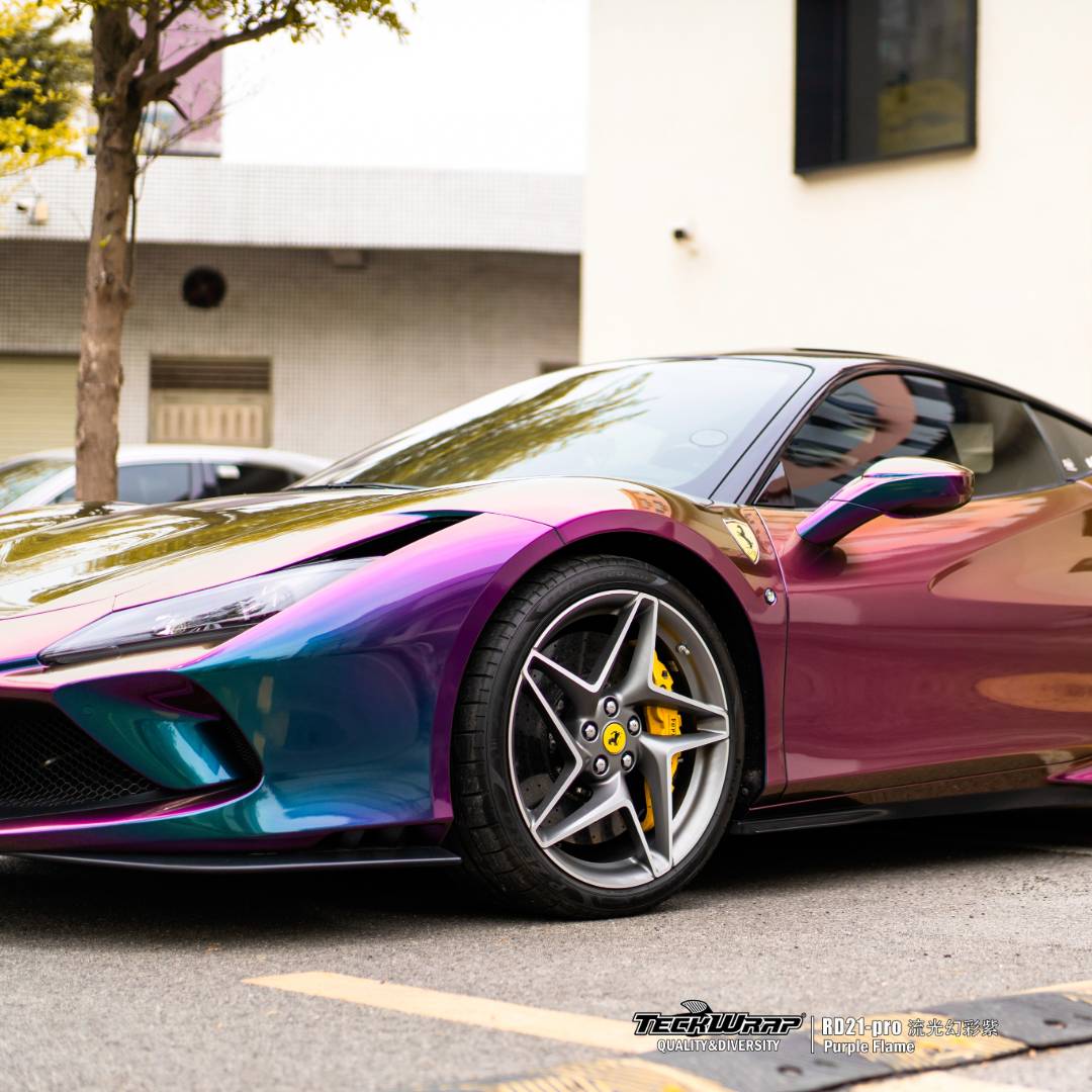カラーチェンジ RD21Pro-HD Purple Flame パープルフレイム カーラッピングフィルム