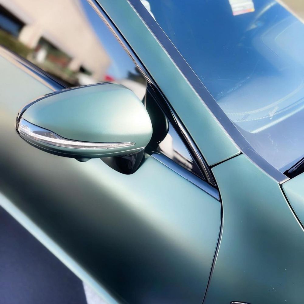 サテン メタリック SMT05 Green Mantle グリーンマントル カーラッピングフィルム