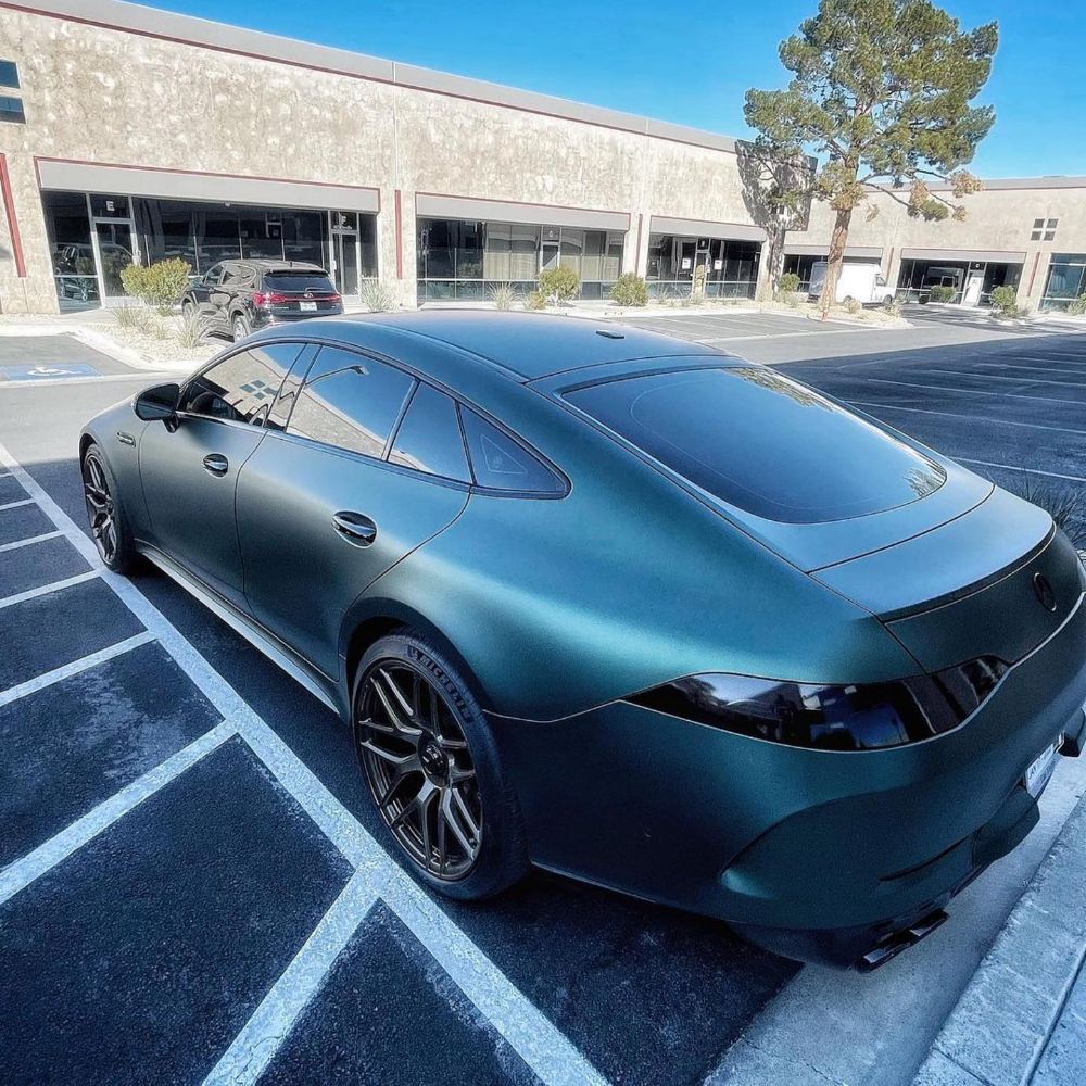 サテン メタリック SMT05 Green Mantle グリーンマントル カーラッピングフィルム