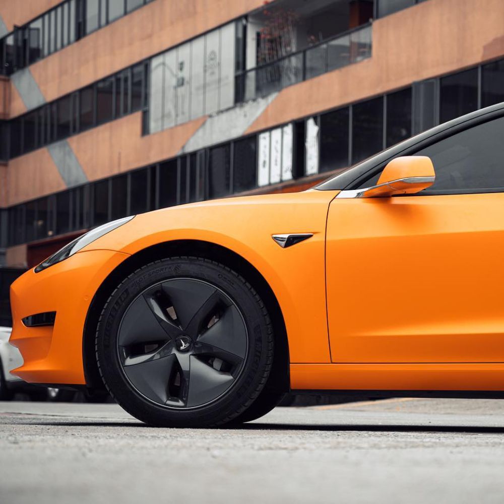 サテン メタリック SMT10 Solar Orange ソーラーオレンジ カーラッピングフィルム