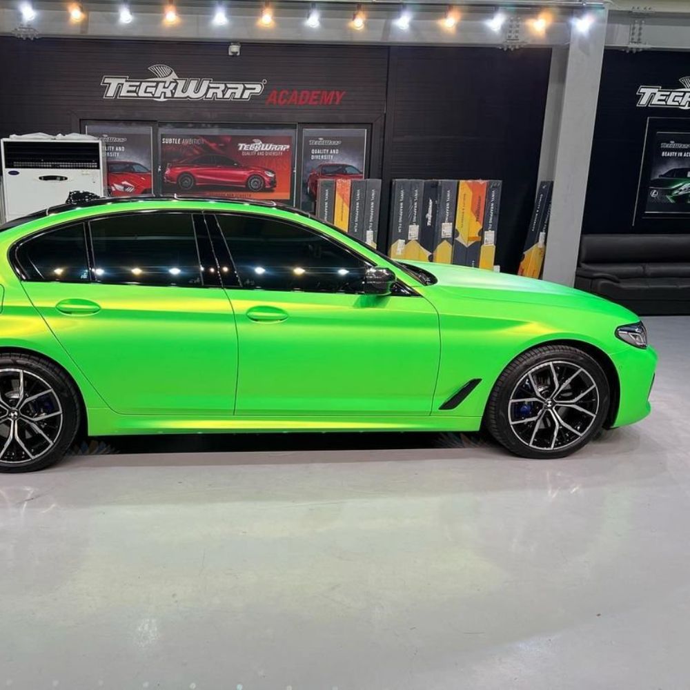 サテン メタリック SMT12 Paradise Green パラダイスグリーン カーラッピングフィルム