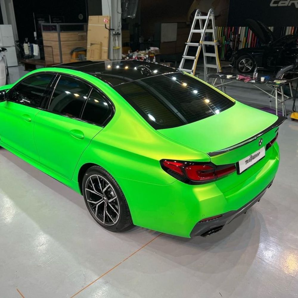 サテン メタリック SMT12 Paradise Green パラダイスグリーン カーラッピングフィルム