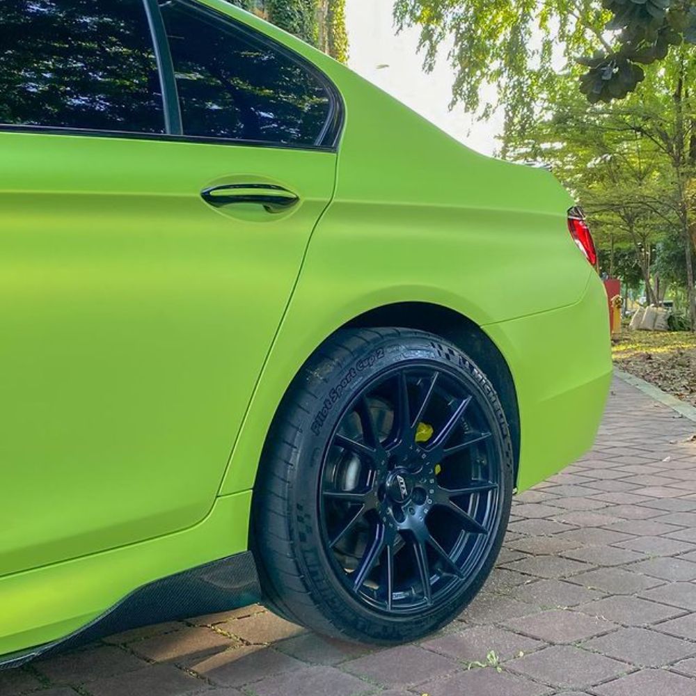 サテン メタリック SMT14 Lawn Green ローングリーン カーラッピングフィルム