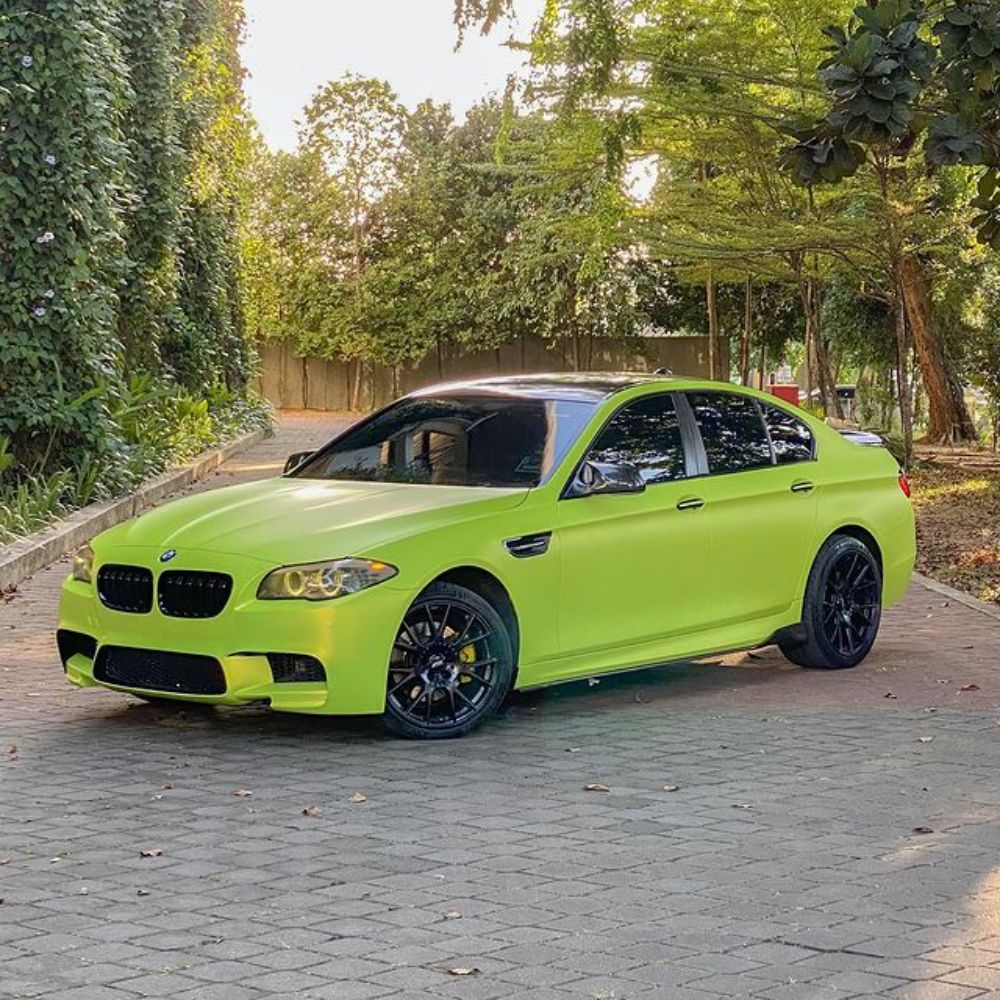 サテン メタリック SMT14 Lawn Green ローングリーン カーラッピングフィルム