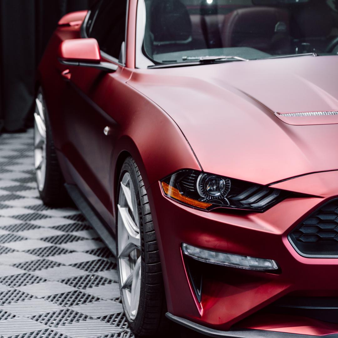 サテン メタリック SMT18R Velour Red ベロアレッド カーラッピングフィルム