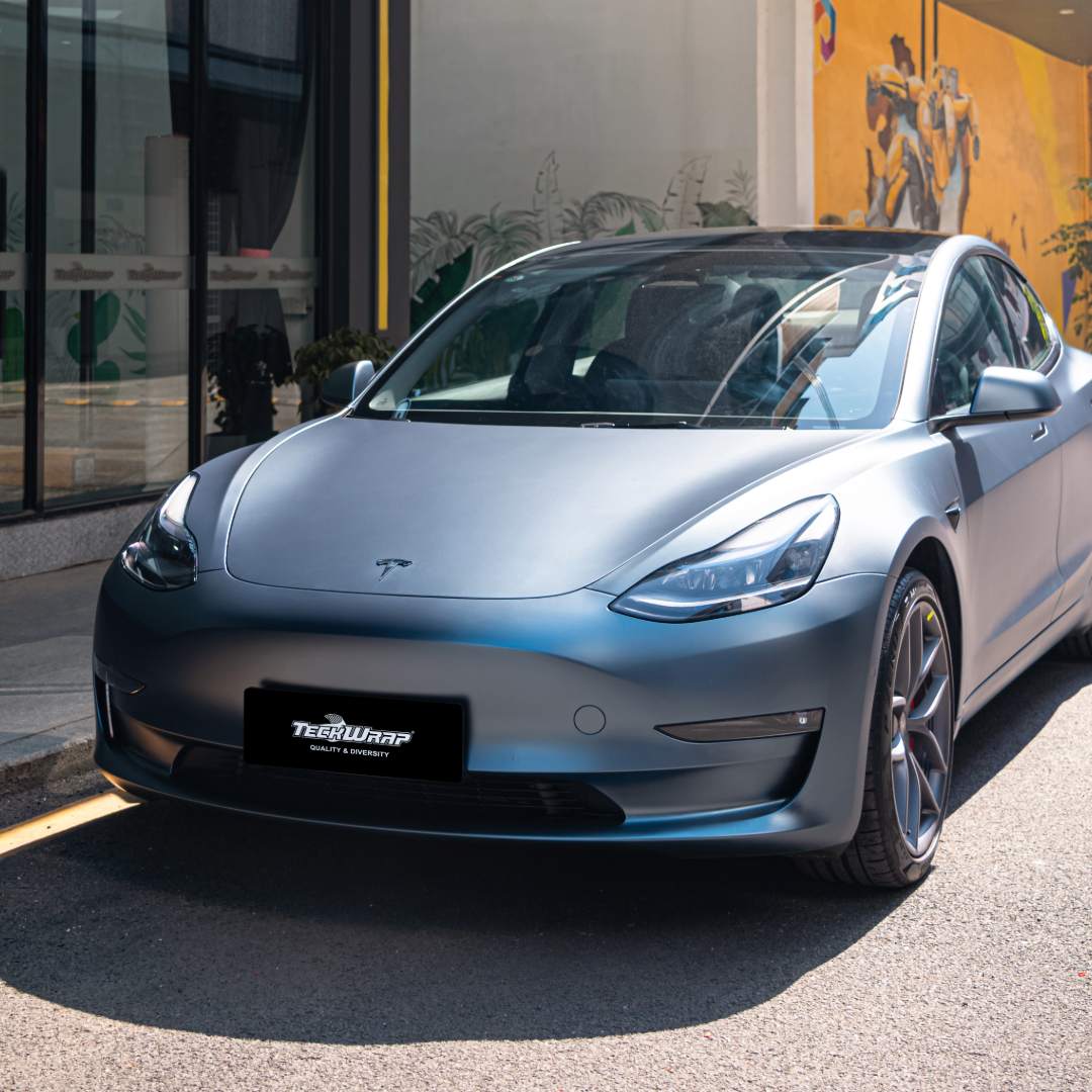 サテン メタリック SMT19 Silver Blue シルバーブルー カーラッピングフィルム