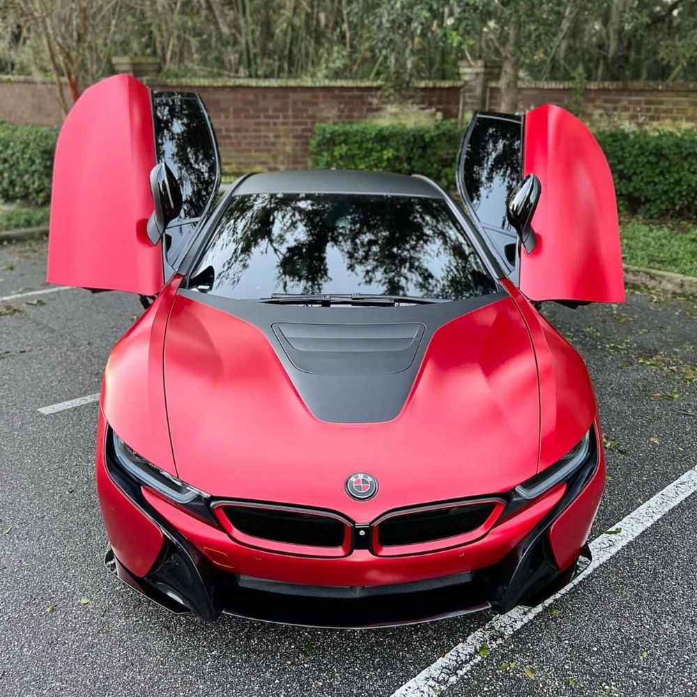 サテン クローム VCH401-S Crimson Red クリムゾンレッド カーラッピングフィルム