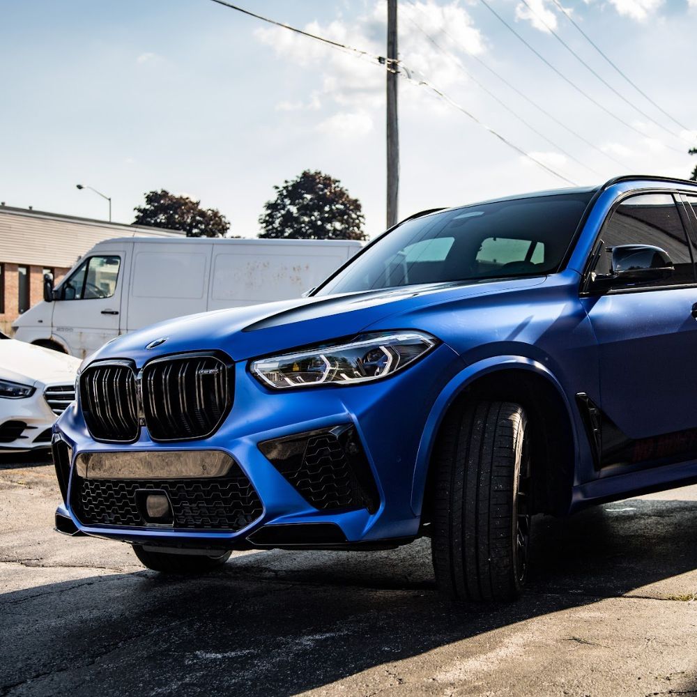 サテン クローム VCH402-S Velvet Blue ベルベットブルー カーラッピングフィルム