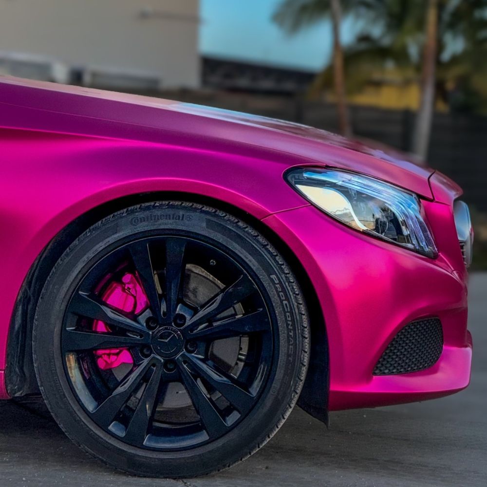 サテン クローム VCH404-S Hot Pink ホットピンク カーラッピングフィルム