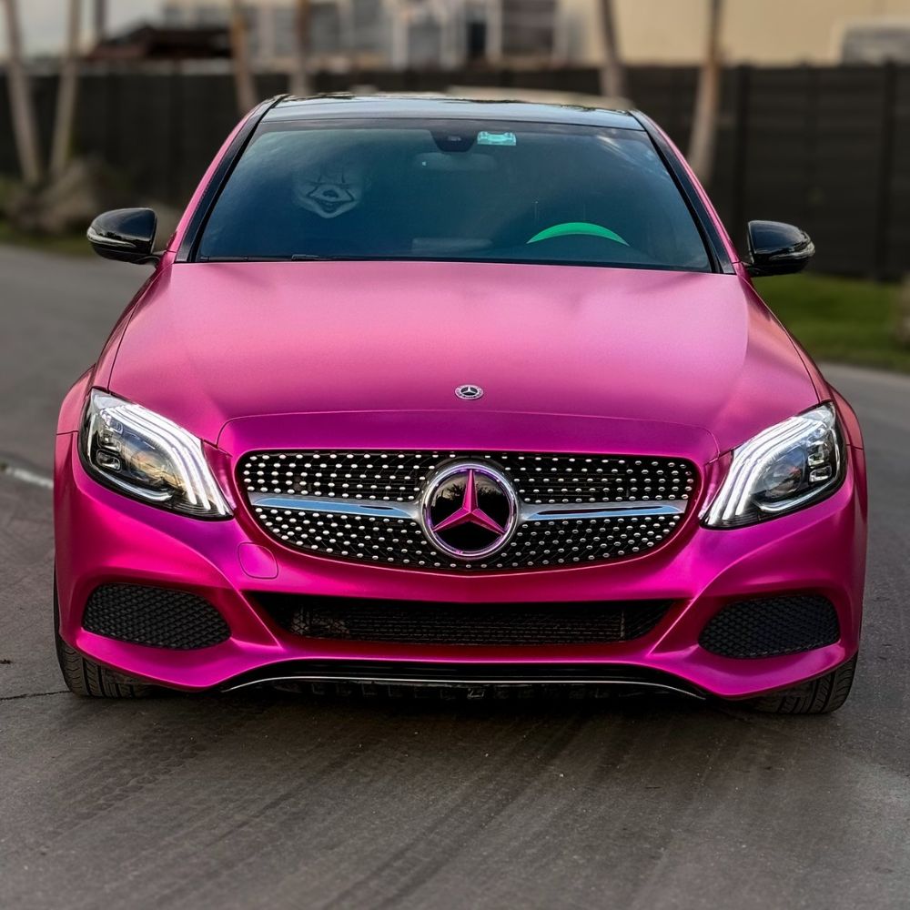 サテン クローム VCH404-S Hot Pink ホットピンク カーラッピングフィルム