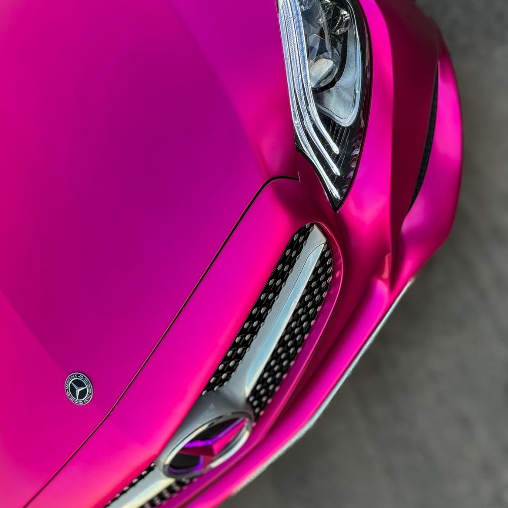 サテン クローム VCH404-S Hot Pink ホットピンク カーラッピングフィルム