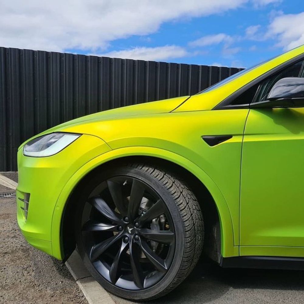 サテン クローム VCH412-S Yellow Lime イエローライム カーラッピングフィルム