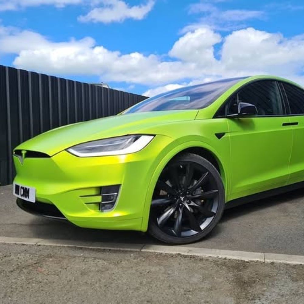 サテン クローム VCH412-S Yellow Lime イエローライム カーラッピングフィルム