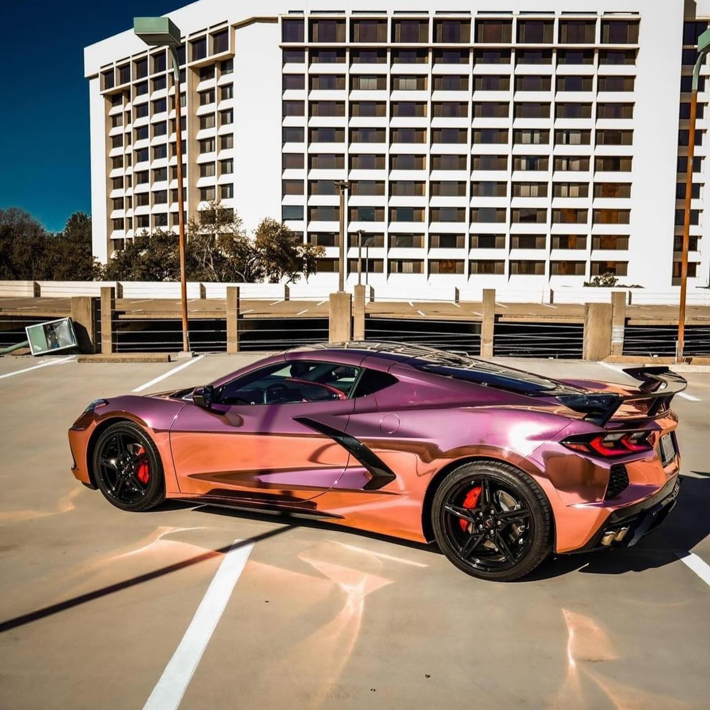 Teckwrap ローズゴールド Rose Gold (CHM03-HD)ミラー クローム カー