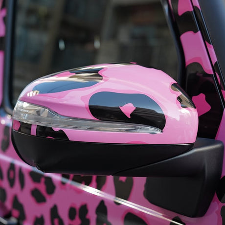 カスタム プリント Pink Leopard ピンクレオパード柄 カーラッピングフィルム