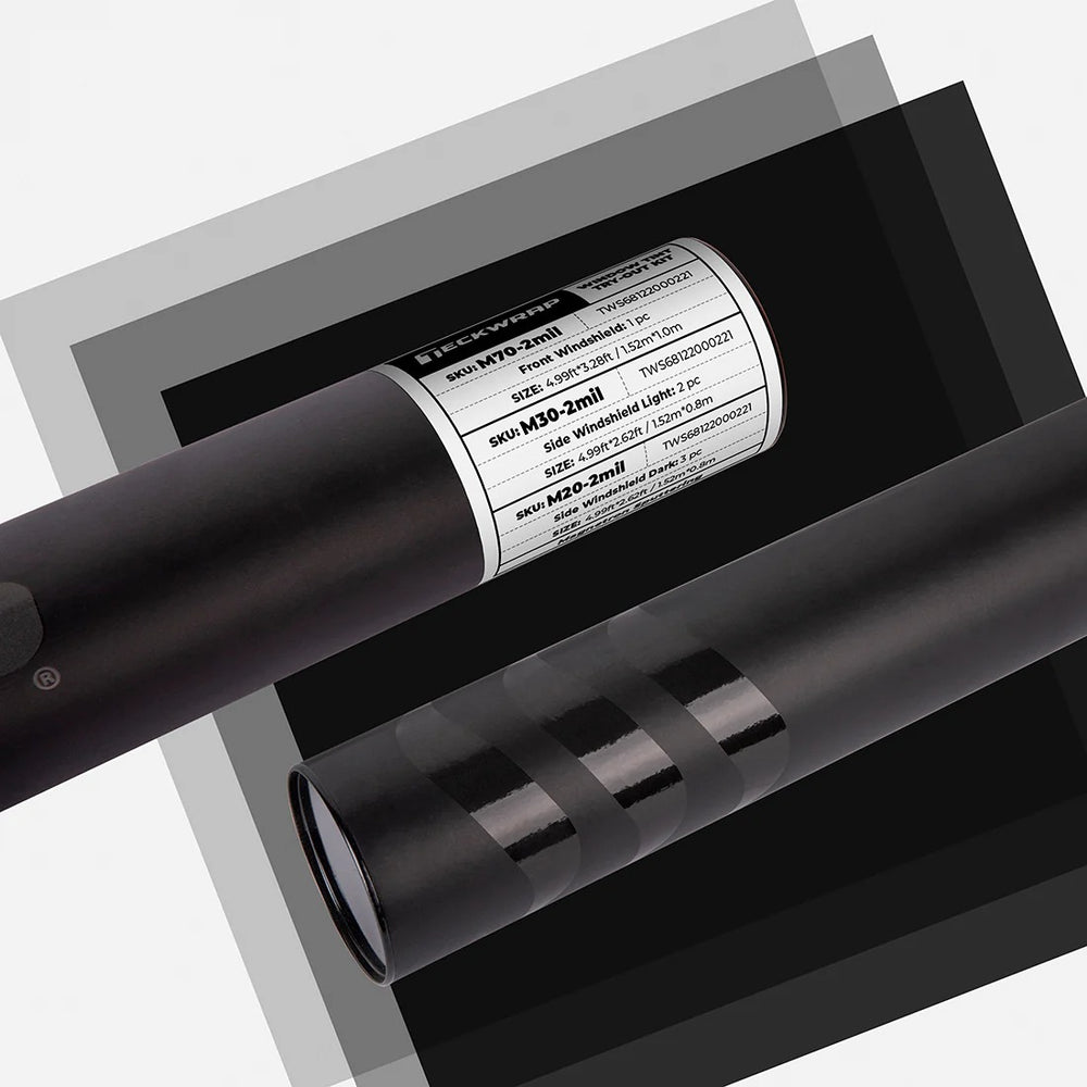 メタライズド カーウィンドウフィルム Fortis Metalized Car Window Tint Film Sample サンプル