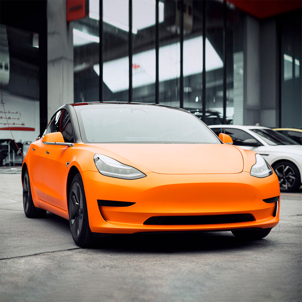 TeckWrap ソーラー オレンジ Solar Orange(SMT10) サテンメタリック