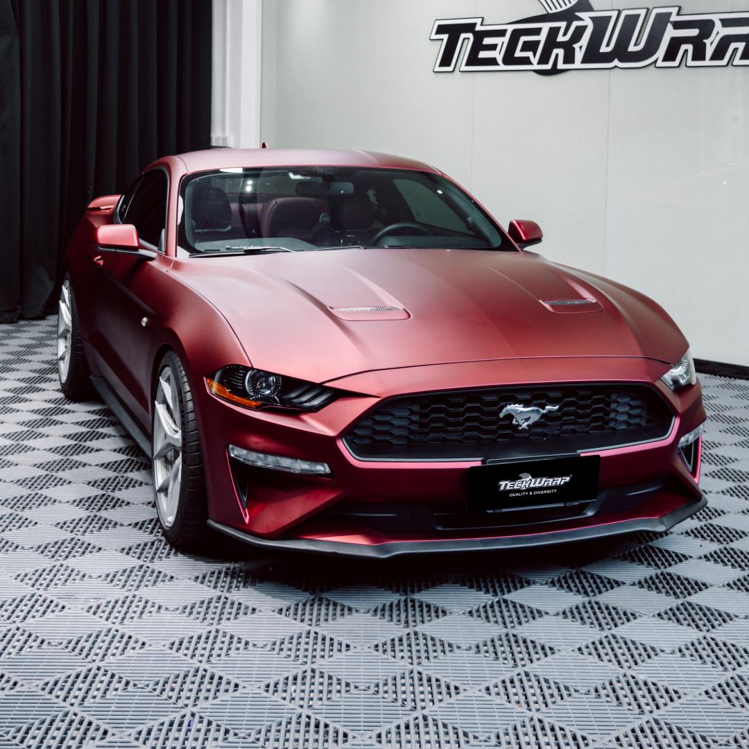 TeckWrap オキサイド レッド Oxide Red (SMT18) サテンメタリック カー