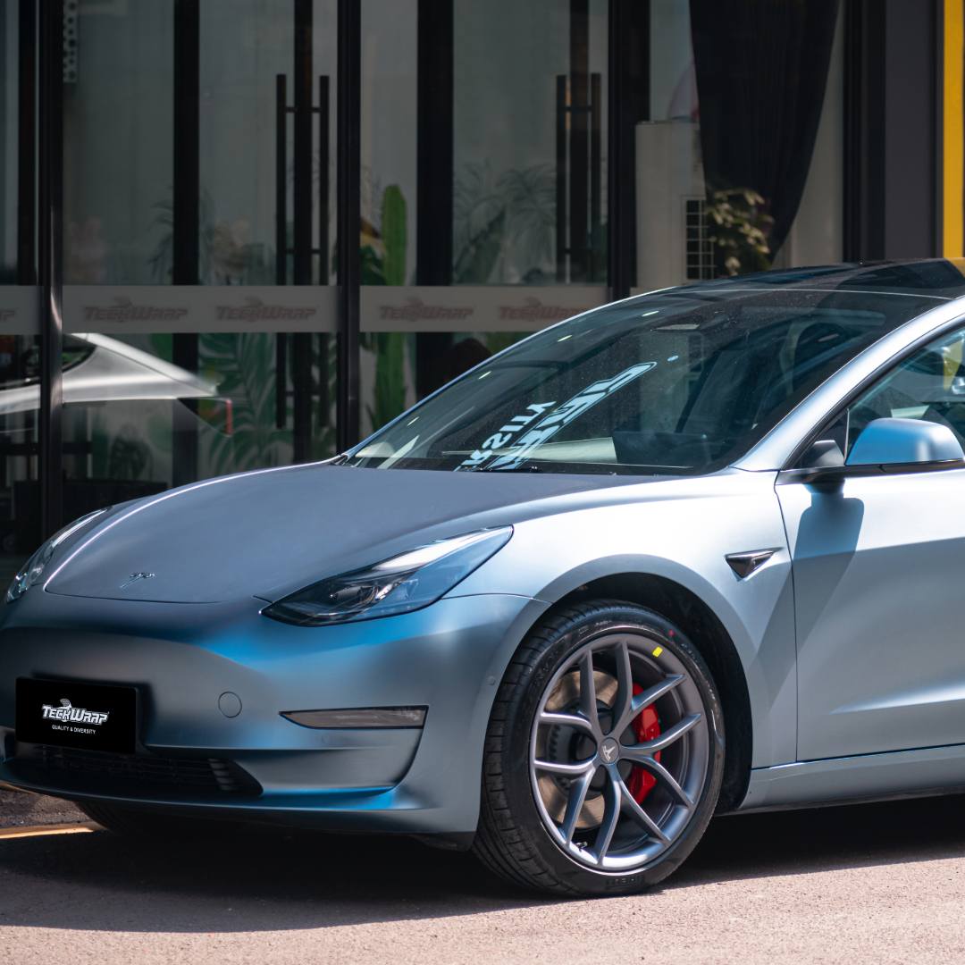 TeckWrap シルバー ブルー Silver Blue(SMT19) サテンメタリック カー