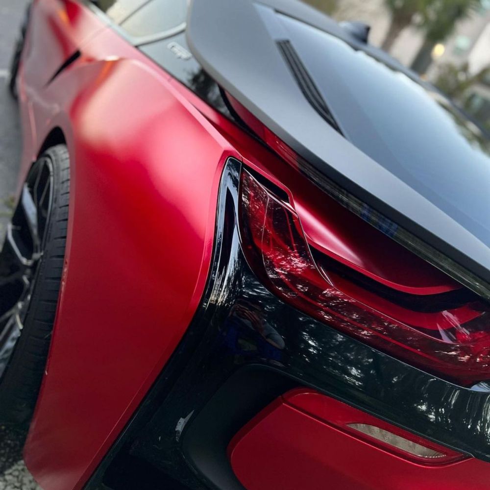 TeckWrap クリムゾンレッド Crimson Red (VCH401-S) サテン クローム