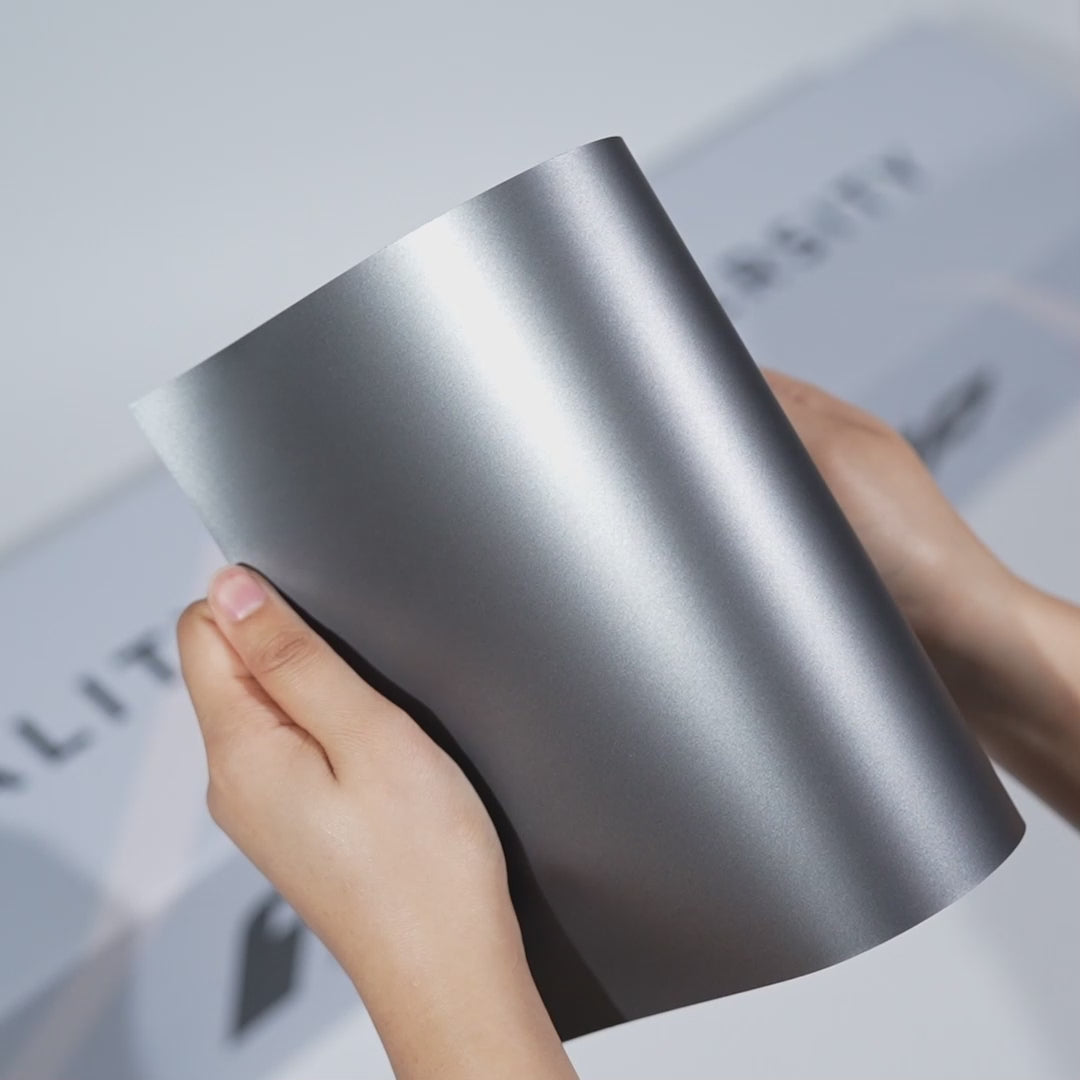 シルクアッシュマットグレー Silk Ash Matte Grey (CPX419M)  メタリック カラー PPF｜グリッター効果 カー ペイント プロテクション フィルム