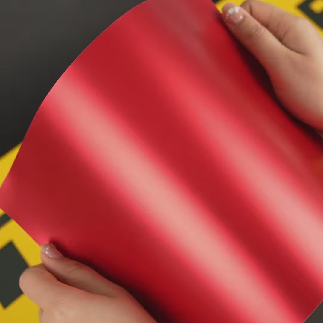 TeckWrap フレーム レッド Flame red(SMT15) サテンメタリック カー